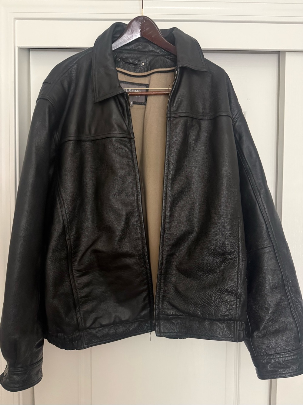 Vintage Wilson’s Leather zip-up jacket